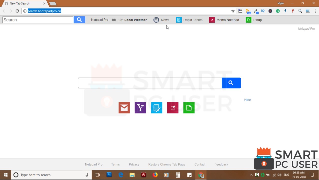 Search.hnotepadpro.co Removal Guide How to remove Search.hnotepadpro.co