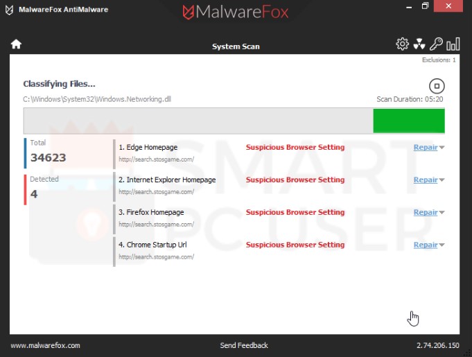Search.stosgame com Detection Search.stosgame com