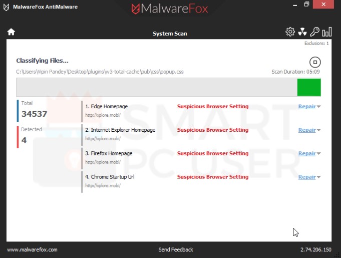 Xplore.mobi Scan Results Xplore.mobi Scan Results
