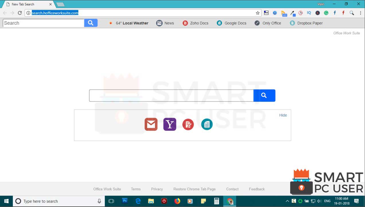 How to Remove Search.hofficeworksuite.com from All Browsers