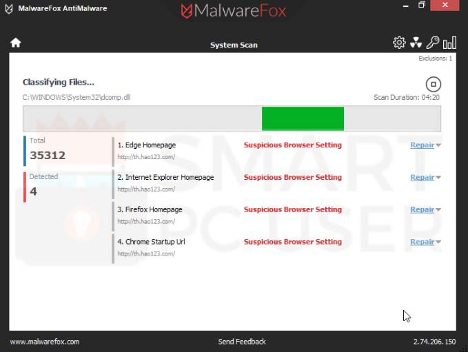 Th.hao123.com Detection