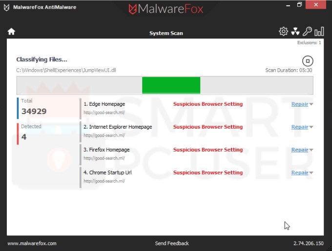 Good-Search.ml Detection