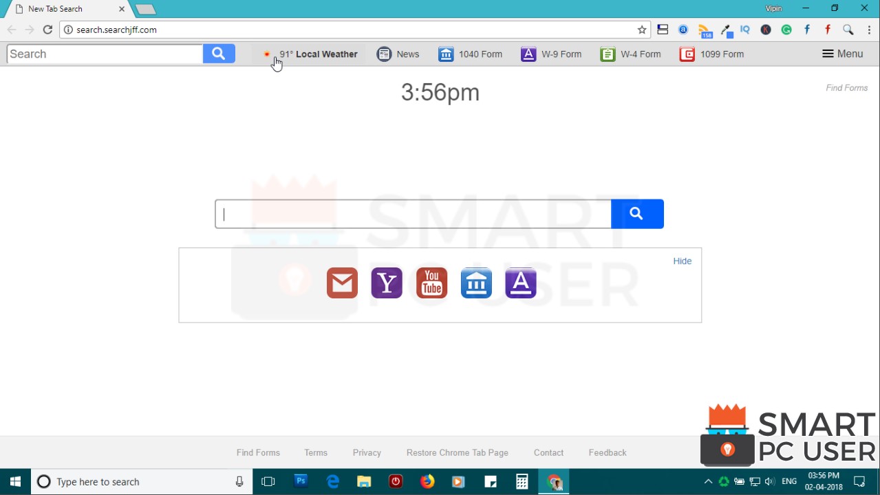 How to Remove Search.searchjff.com from All Browsers