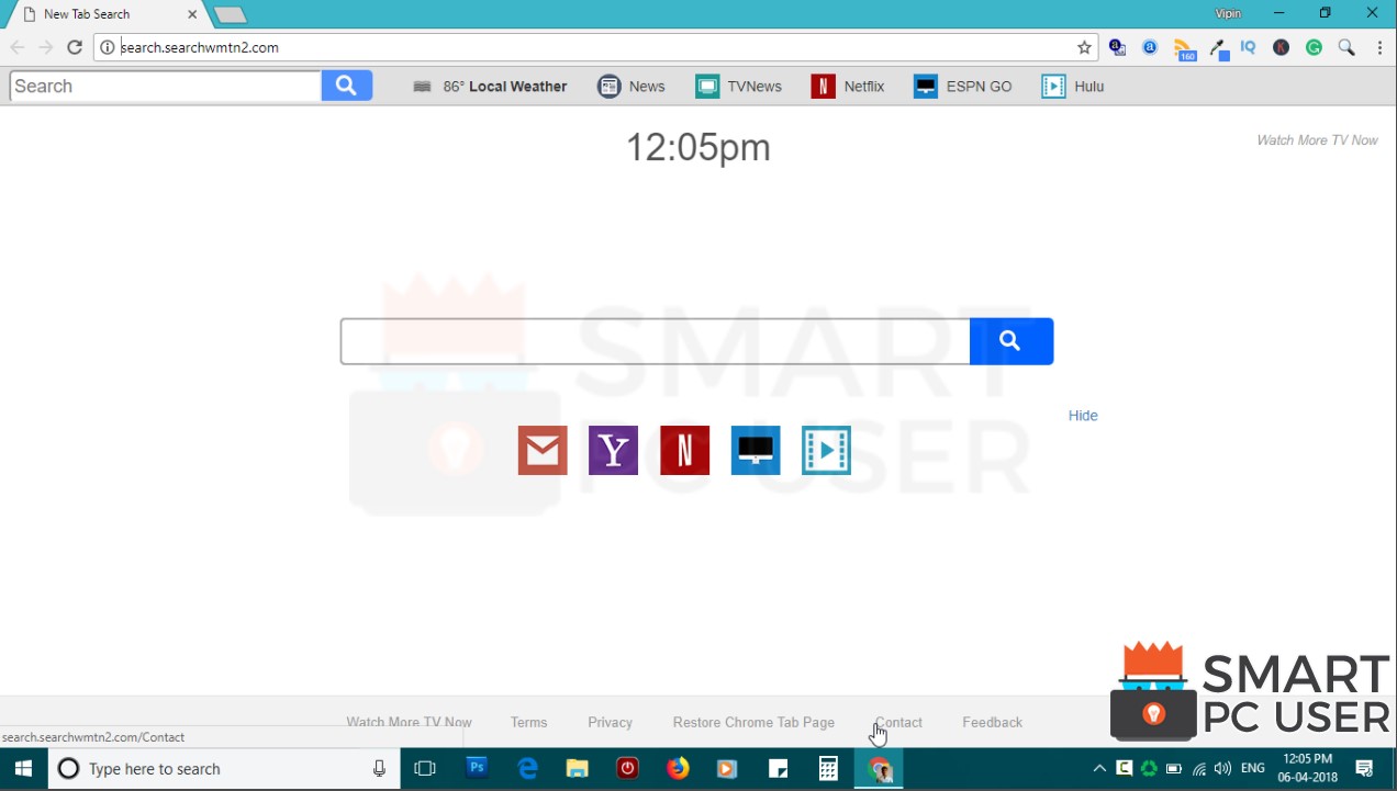 How to Remove Search.searchwmtn2.com Hijacker