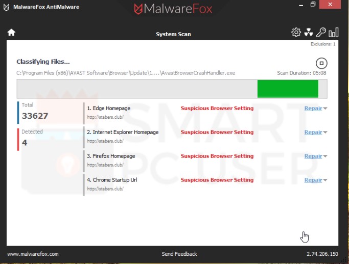 Stabers.club Scan Results