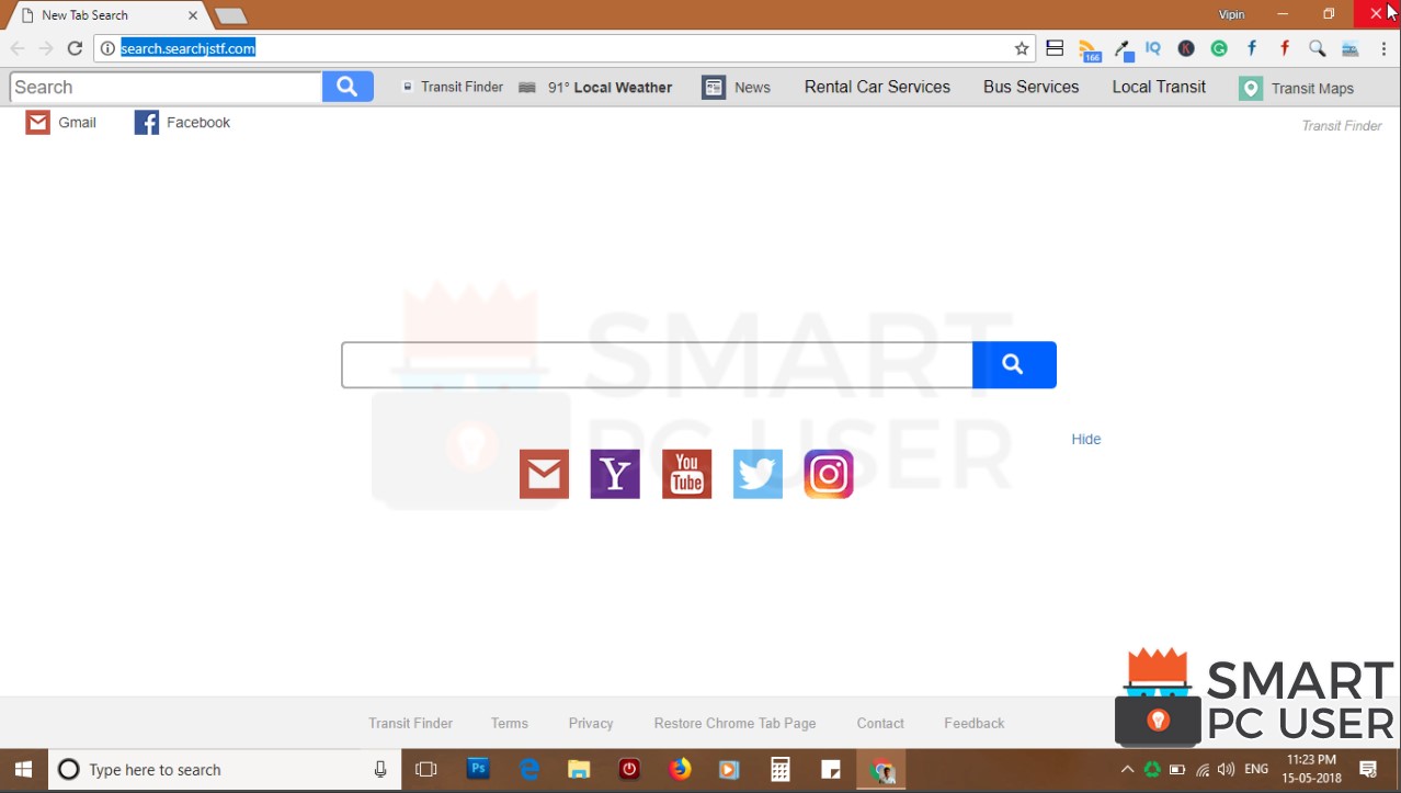 Cómo eliminar Search.searchjstf.com