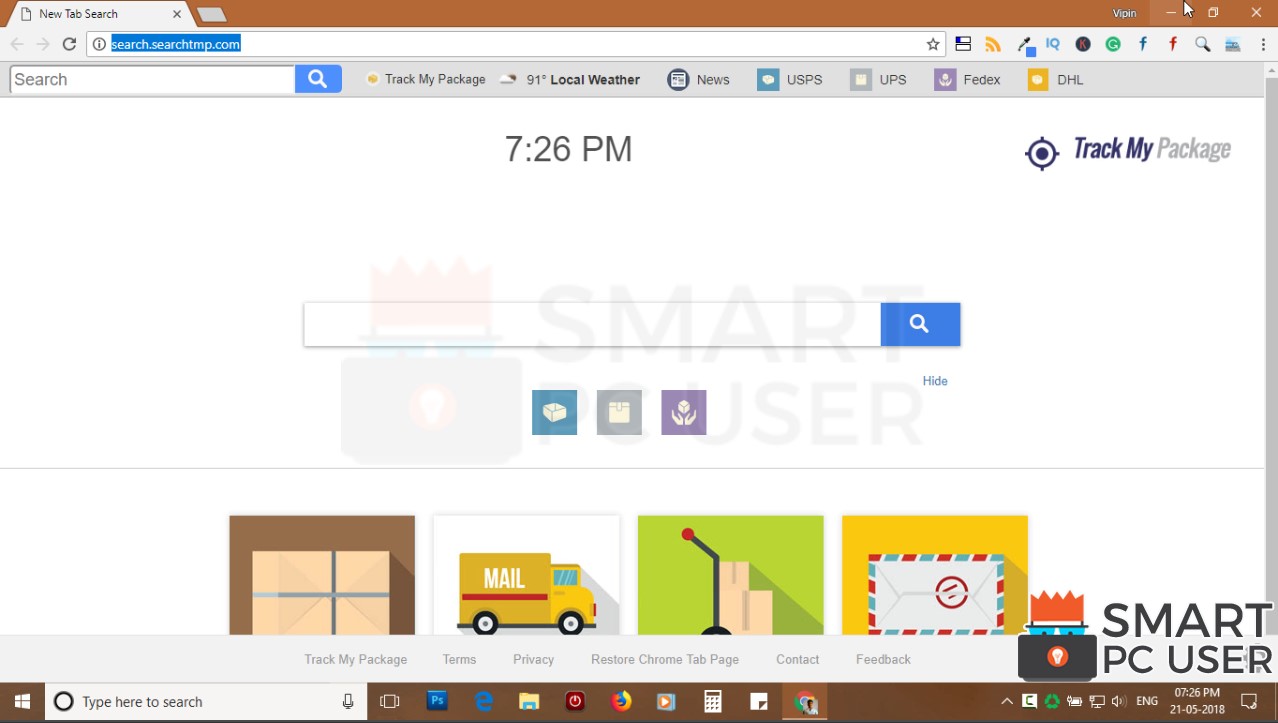 How to Remove Search.searchtmp.com