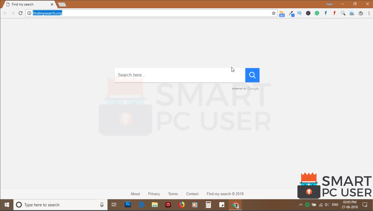 How to Remove Findmysearch.org