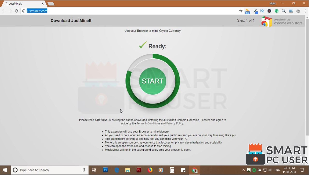 How to Remove Justmineit.com