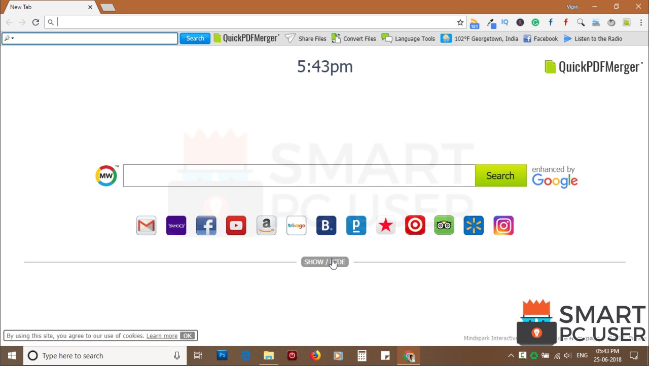 How to Remove QuickPDFMerger Extension