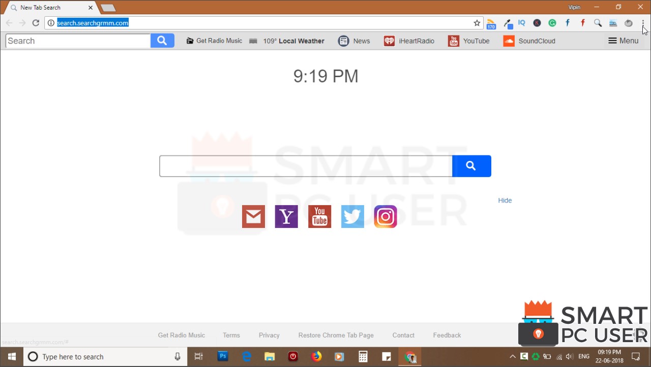 How to remove Search.searchgrmm.com