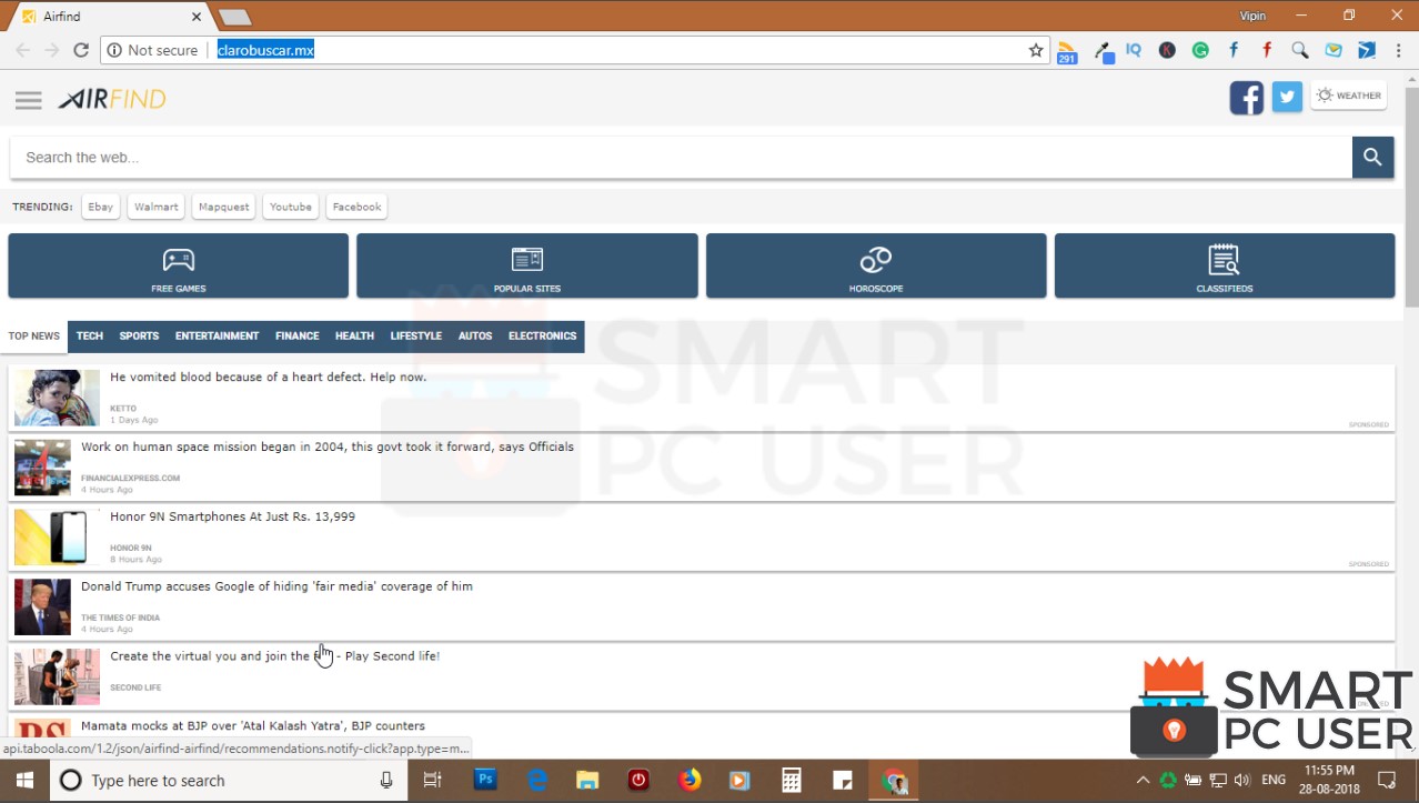 How to remove Clarobuscar.mx