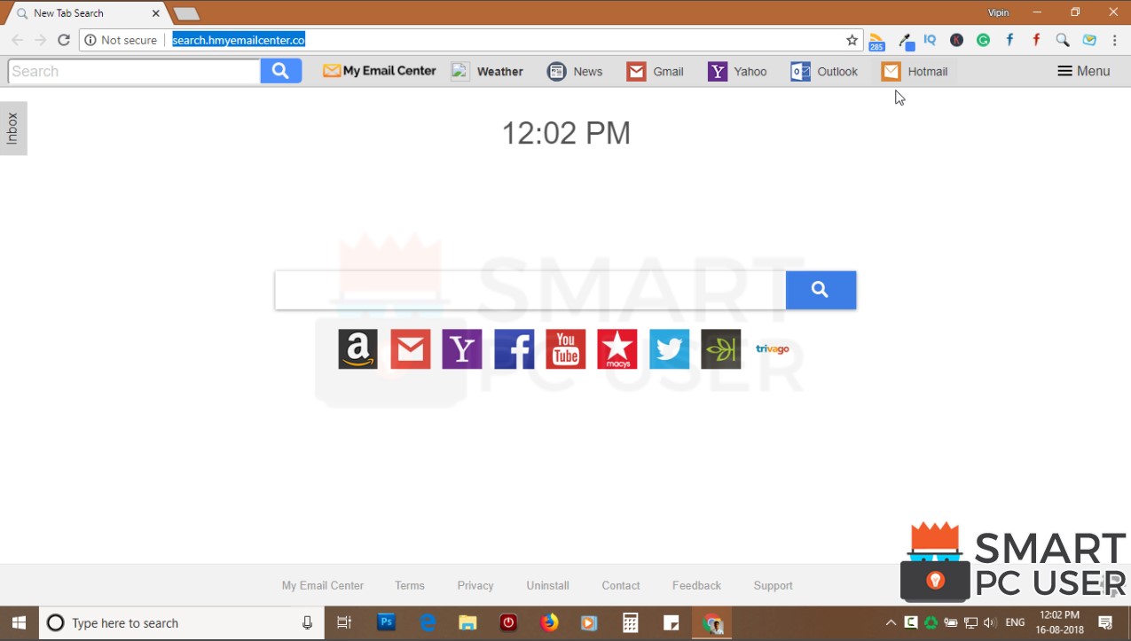 How to Remove Search.hmyemailcenter.co