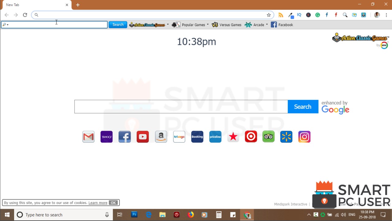 How to Remove ActionClassicGames Toolbar