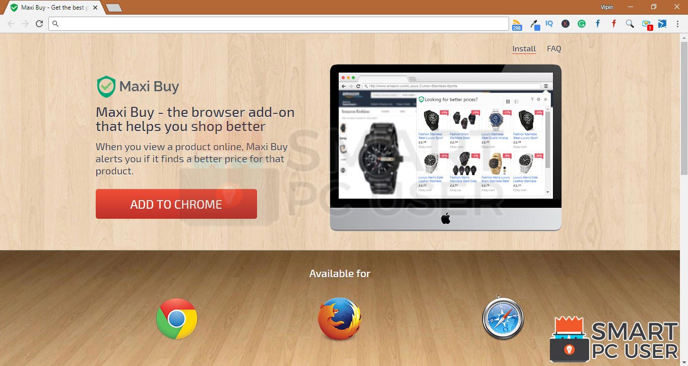 How to Remove Maxi Buy Extension