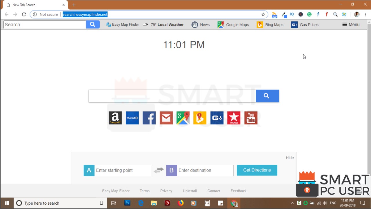 How to Remove Search.heasymapfinder.net