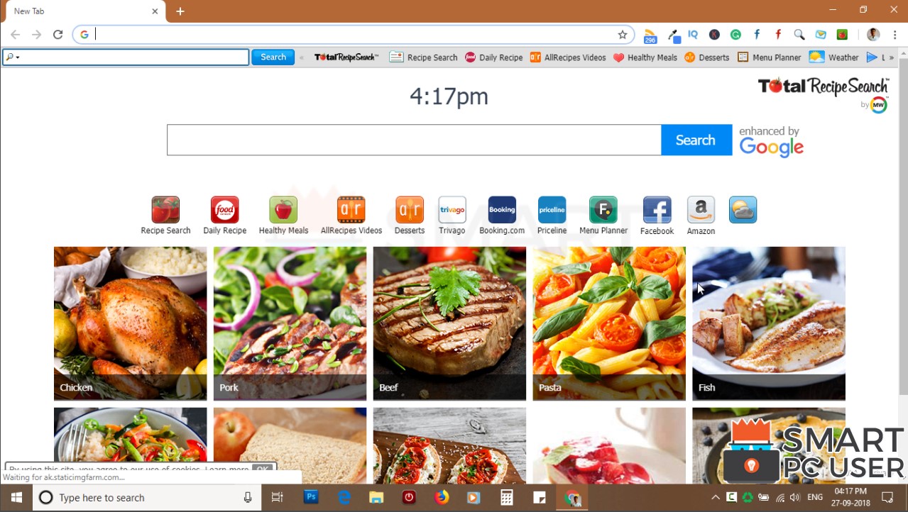 How to remove TotalRecipeSearch