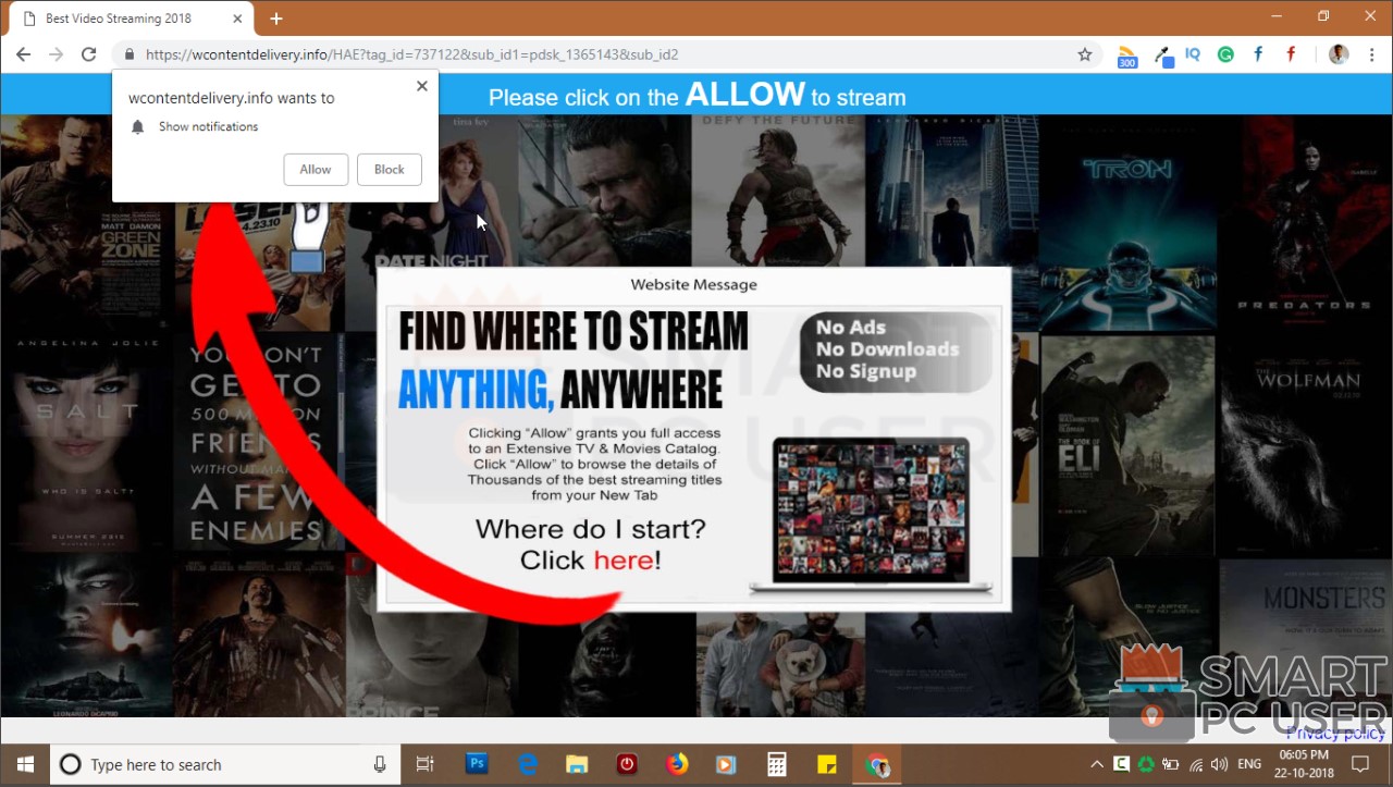 How to Remove Wcontentdelivery.info Push Notifications