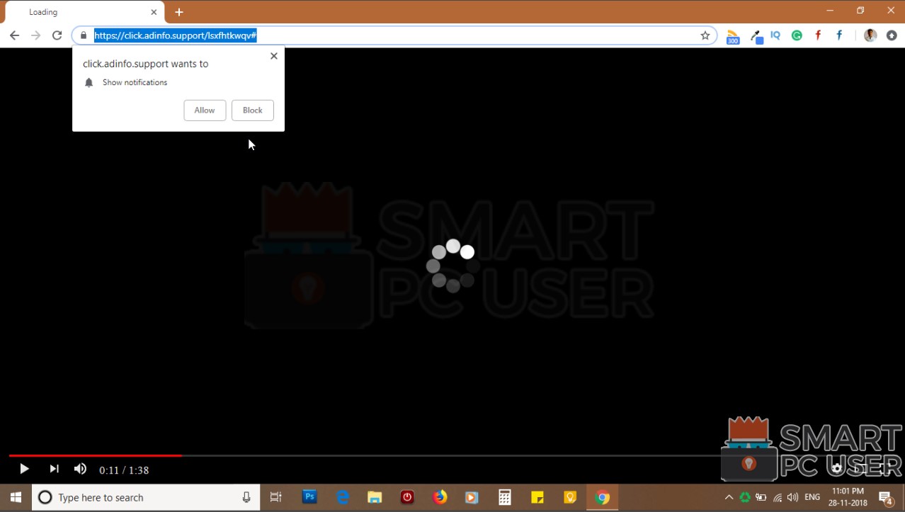 How to Remove Adinfo.support Pop-up
