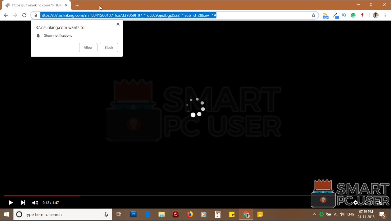 How to remove Nslinking.com