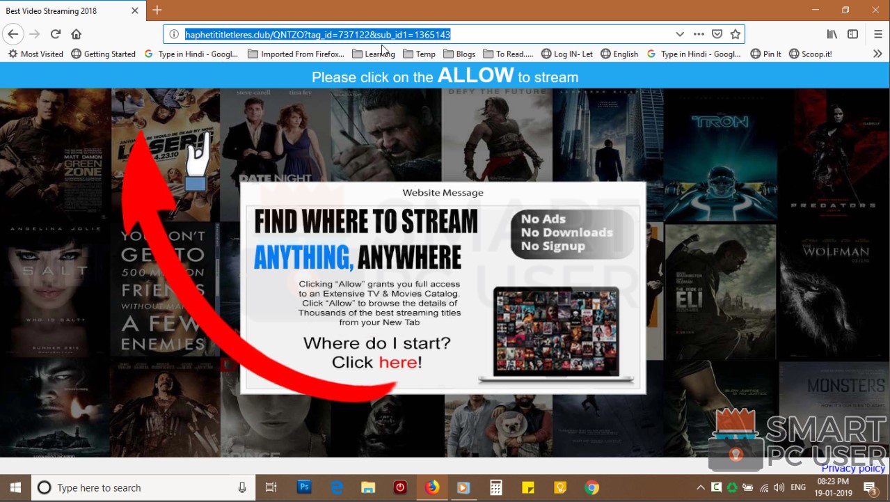 How to Remove Haphetititletleres.club Pop-up