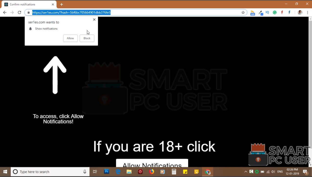How to Remove Ser1es.com Pop-up