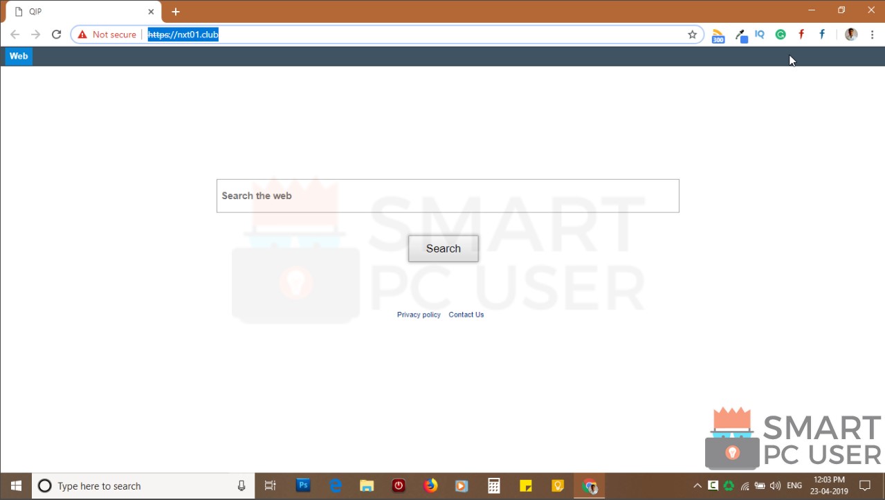 Nxt01.club Hijacker Removal Guide