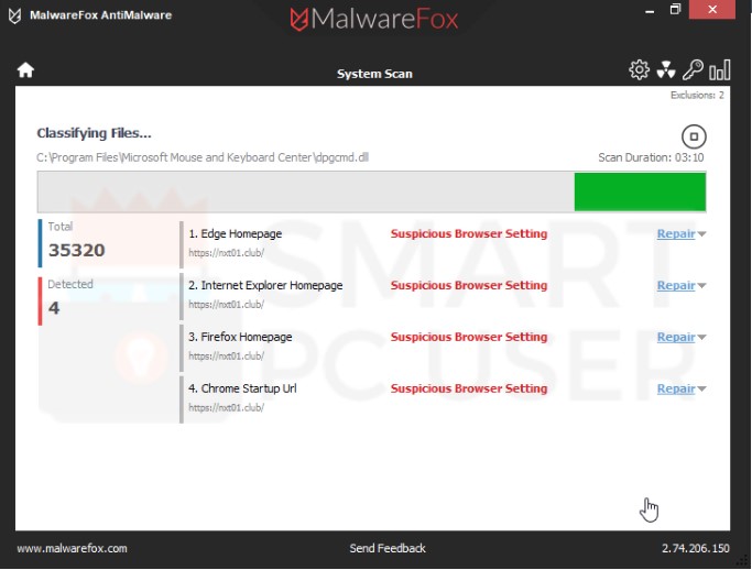 Nxt01.club Scan Result