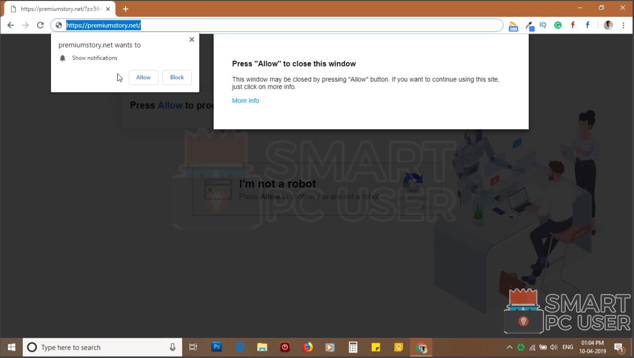 How to Remove Premiumstory.net Pop-up