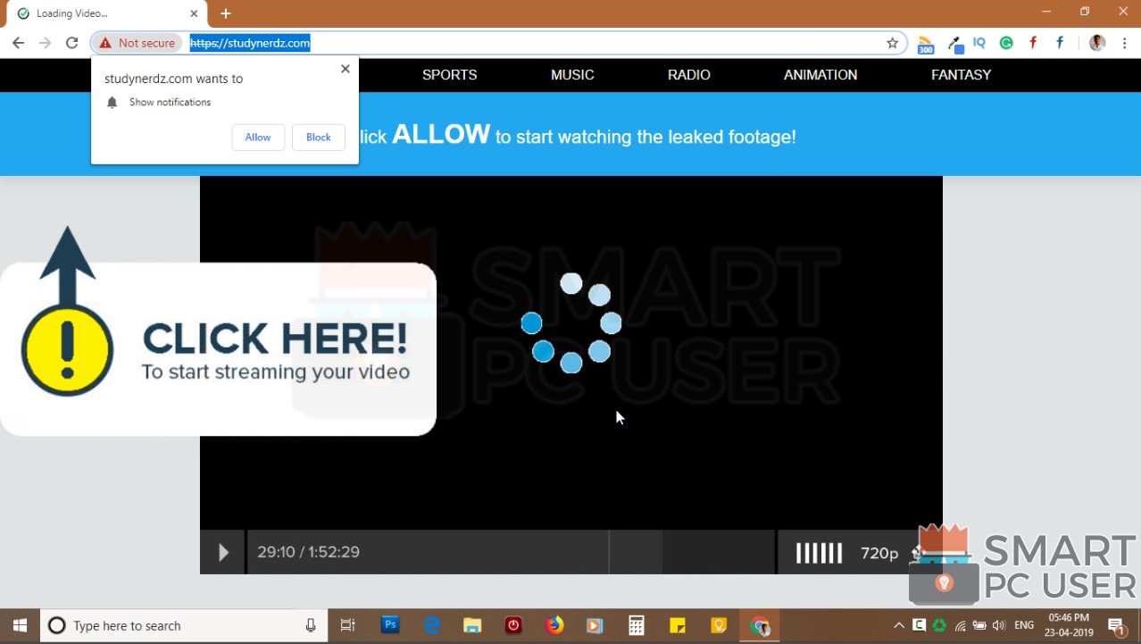 How to Remove Studynerdz.com Pop-up