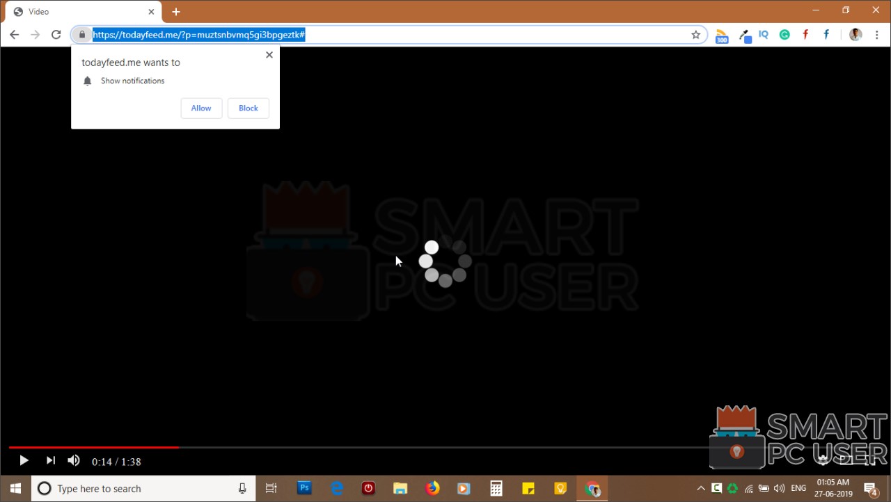 How to Remove Todayfeed.me Pop-up