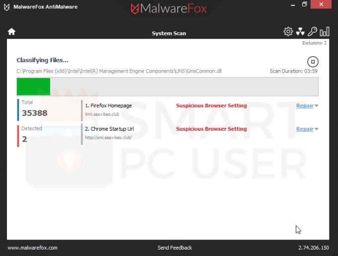 Xml.seavibes.club Redirect Detection