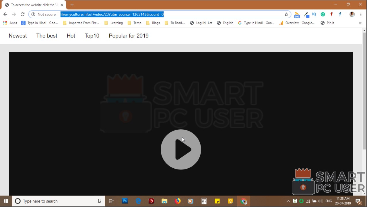 How to Remove Likemyculture.info Pop-up