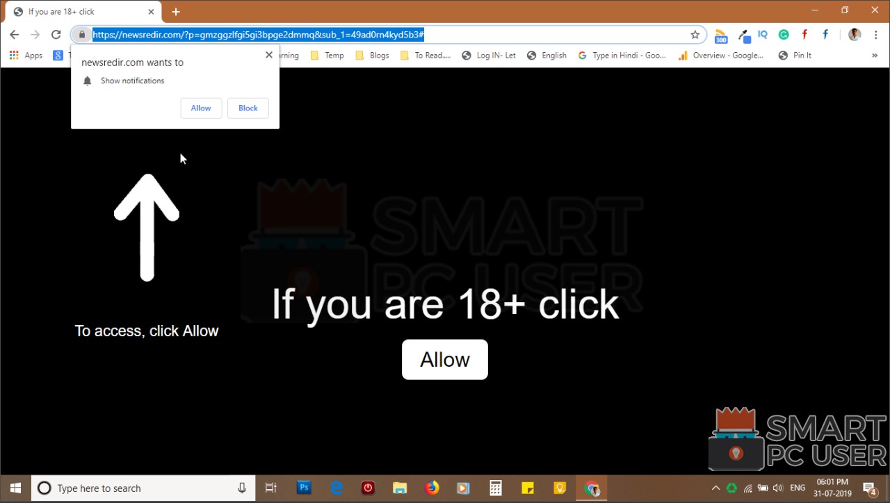 How to Remove Newsredir.com Pop-up