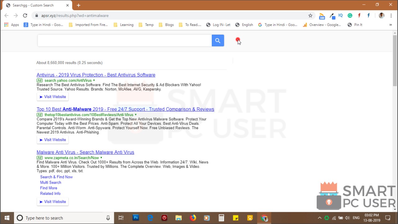 How to Remove Apsr.xyz Redirect