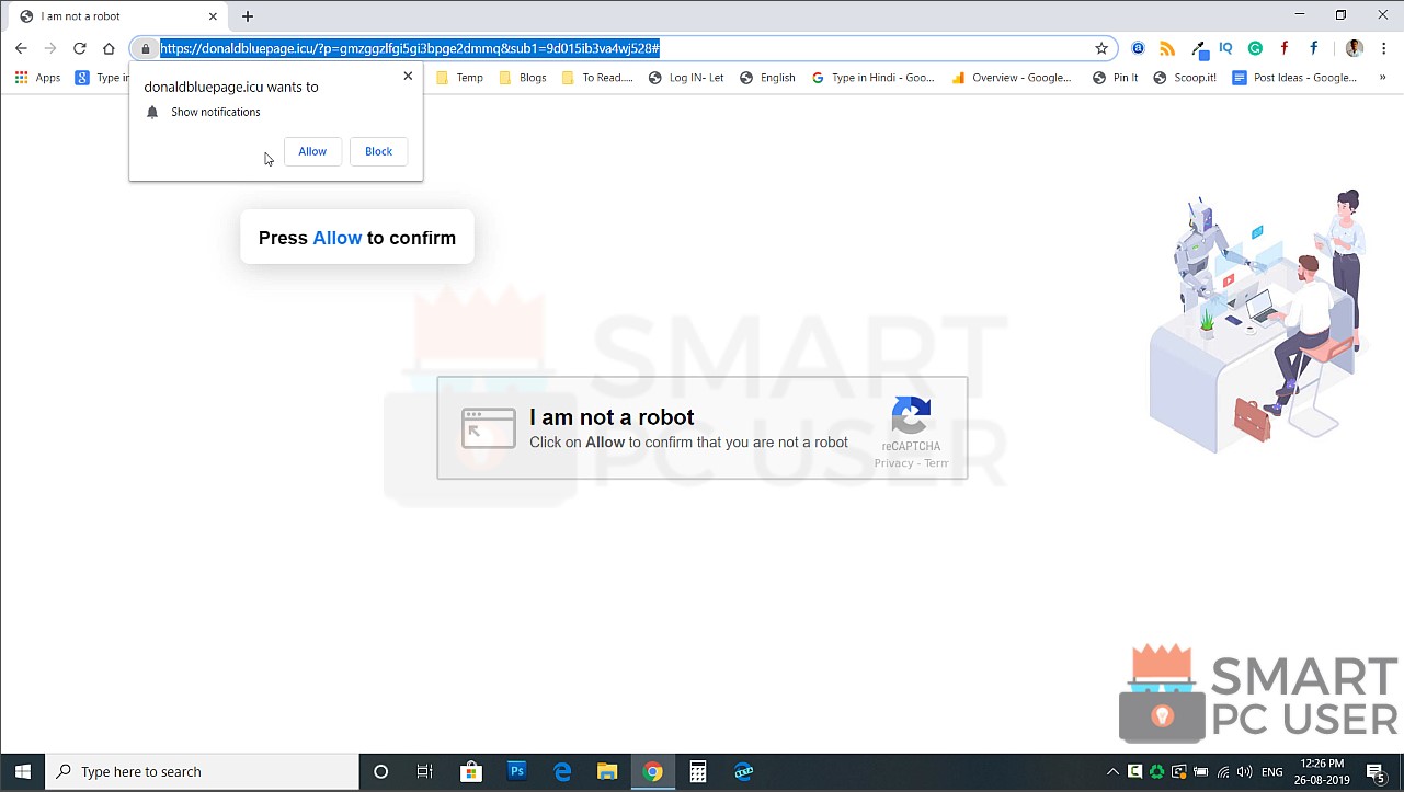 How to Remove Donaldbluepage.icu Pop-up