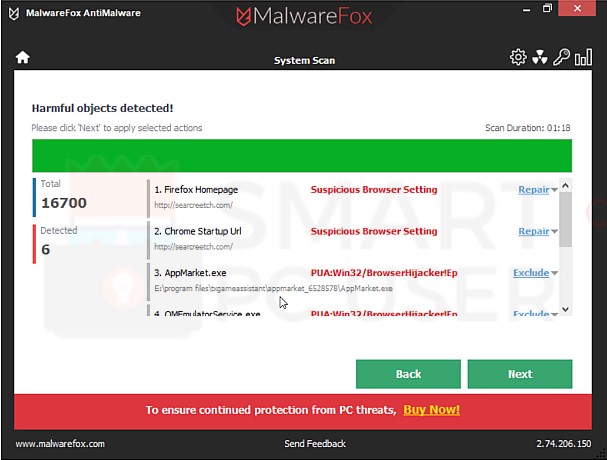 How to Remove Searcreetch.com Hijacker