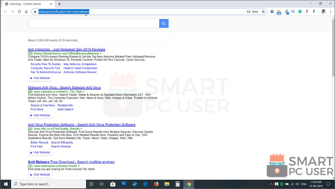 How to Remove Cuta.xyz Redirect