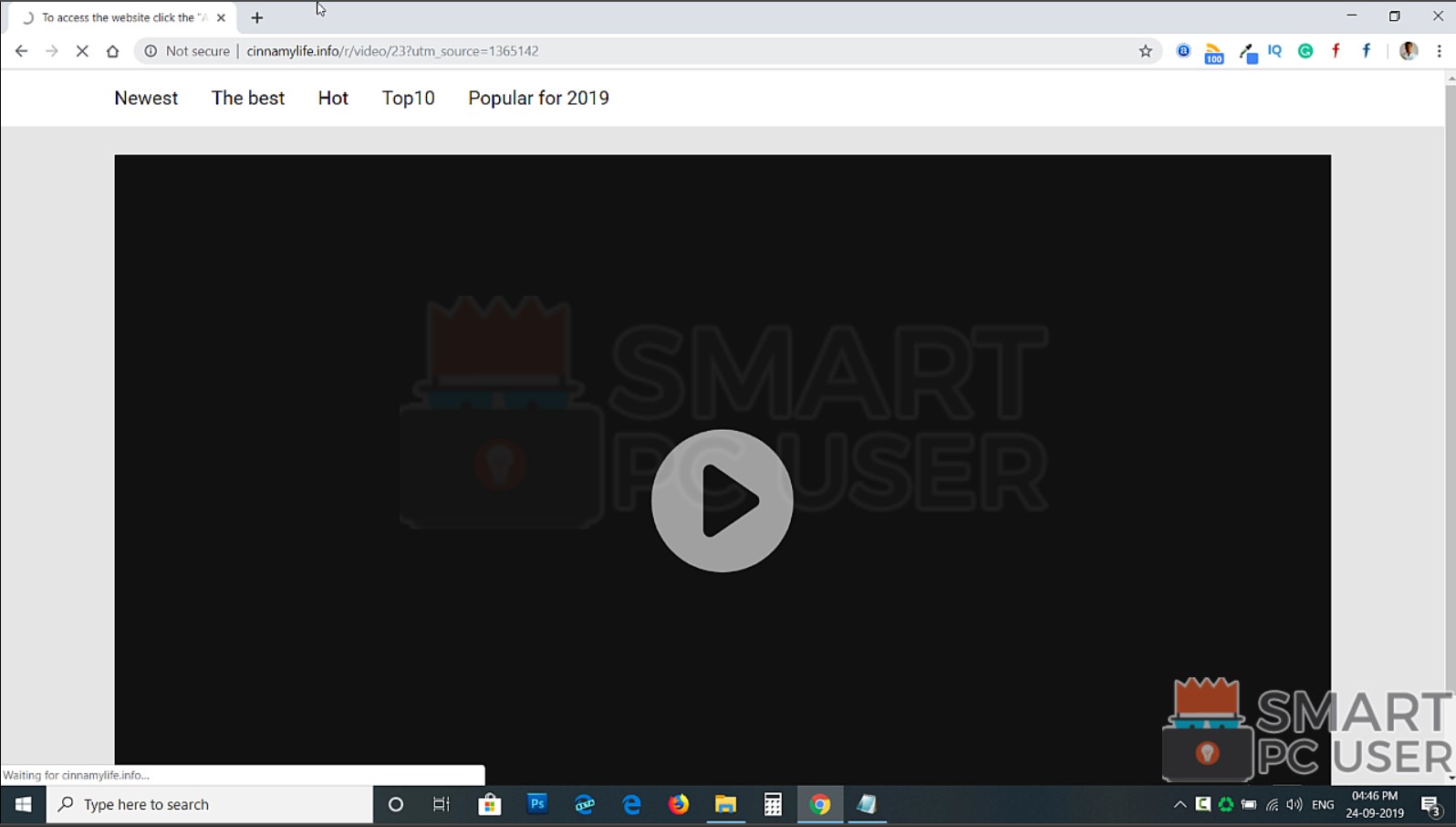How to Remove Cinnamylife.info Pop-up