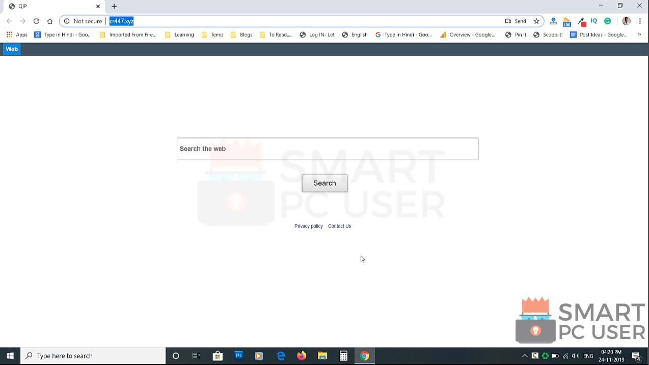How to Remove Cr447.xyz Hijacker