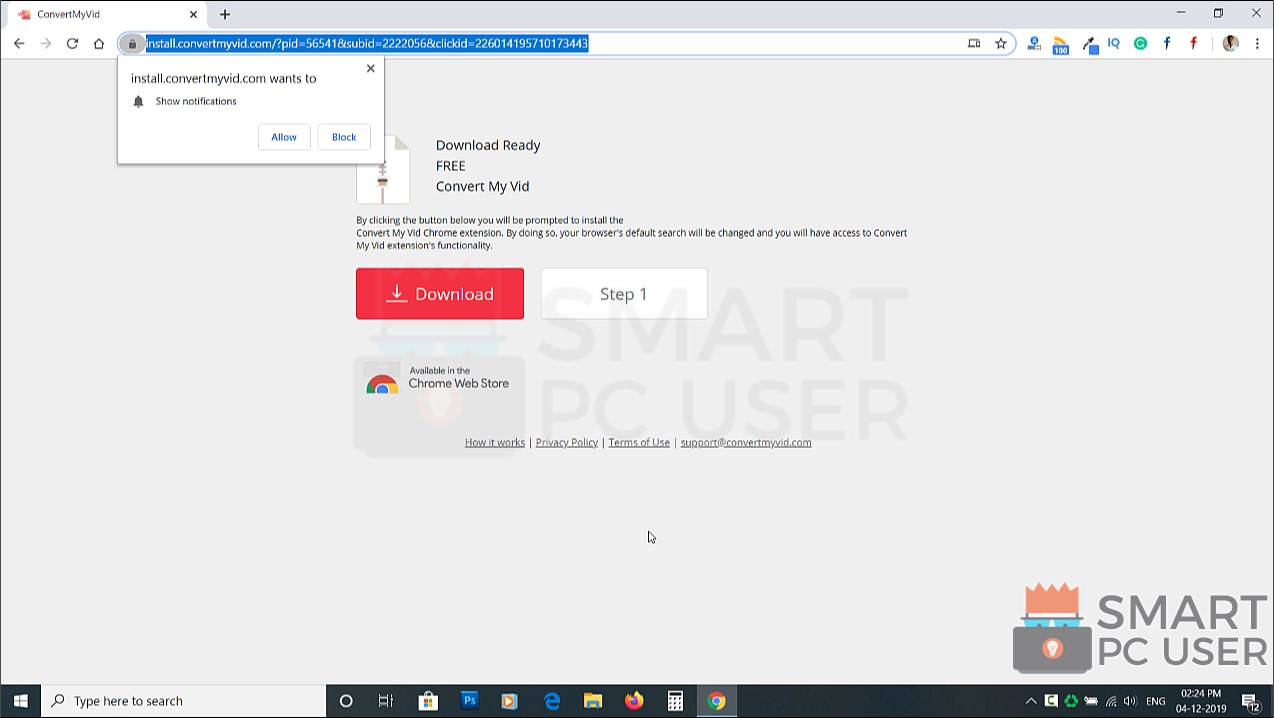 How to Remove Convertmyvid.com Pop-up
