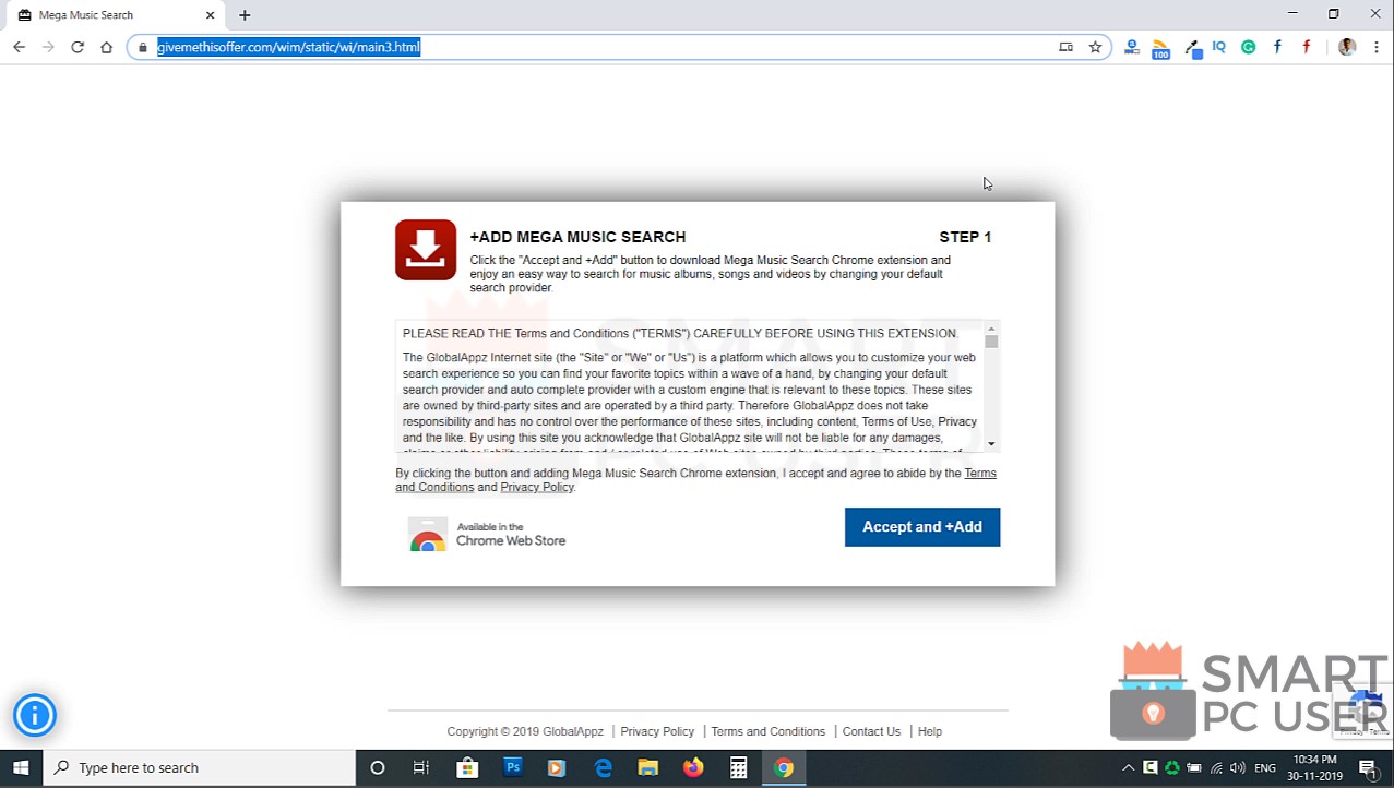 How to Remove Givemethisoffer.com Pop-up