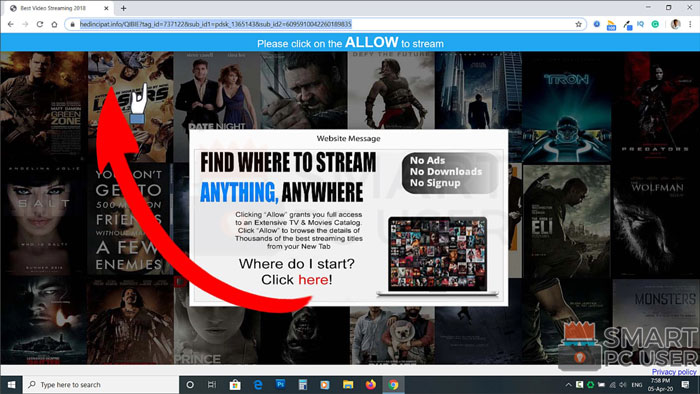 How to Remove Hedincipat.info Pop-up
