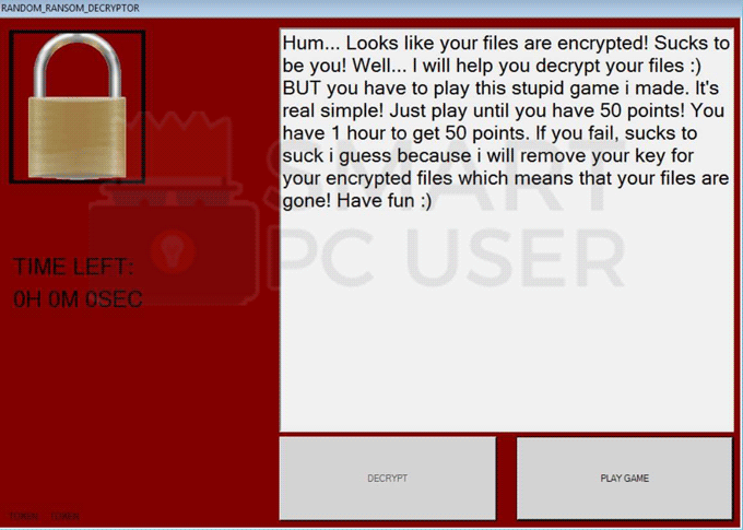 Random Ransom ransomware