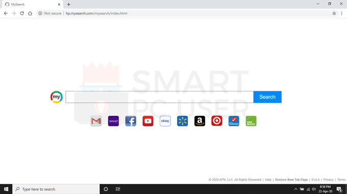 Screen Dream Browser Hijacker