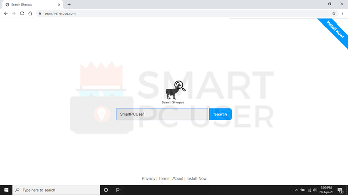 remove Search Sherpa browser hijacker