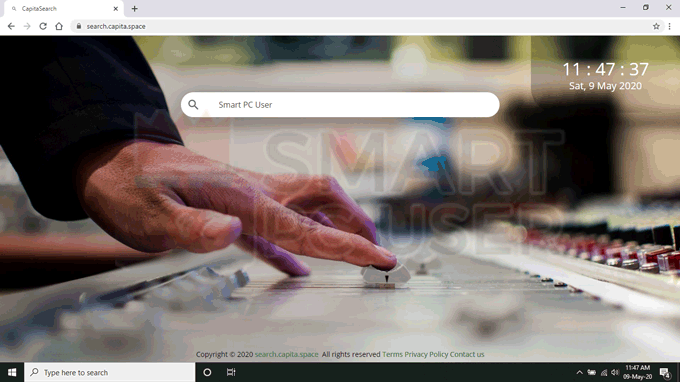 CapitaSearch webpage