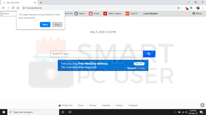 TV Now Pro Browser Hijacker