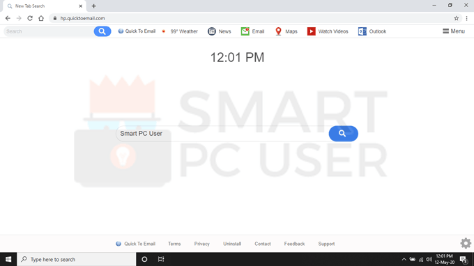 Uninstall Quick To Email