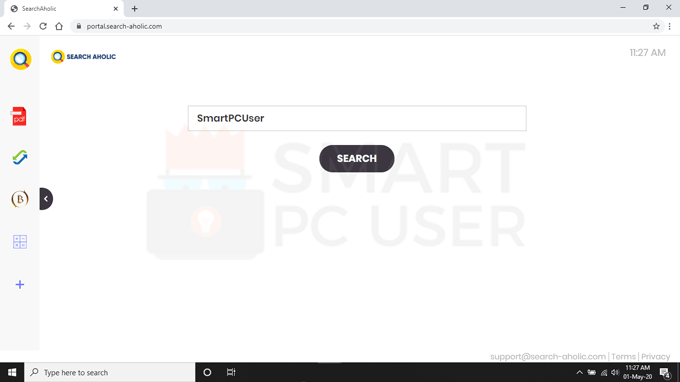 ShopAholic browser hijacker